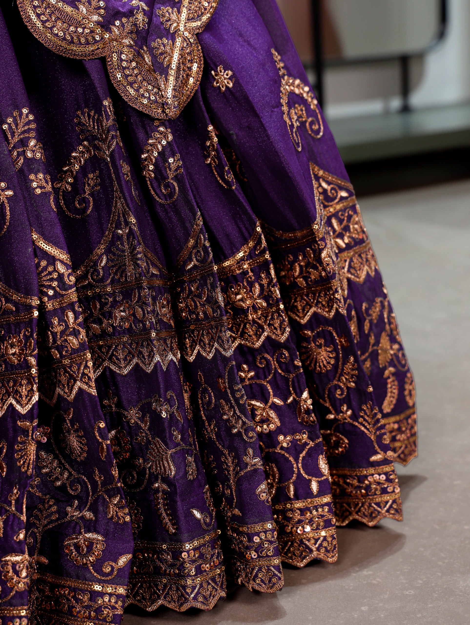 Aqua Star Georgette Lehenga Choli with Zari, Sequins & Resham Embroidery