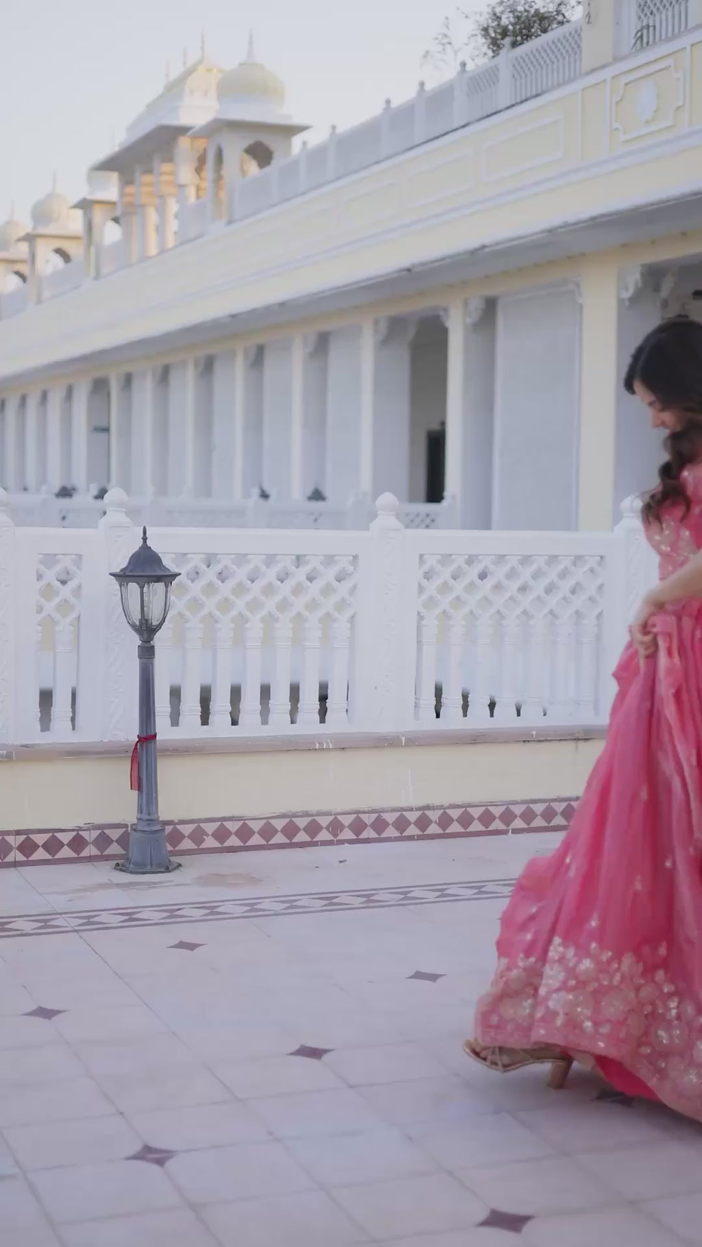 Fendi Silk Lehenga Choli with Heavy Sequins & Zari Embroidery | Designer Wedding & Festive Wear