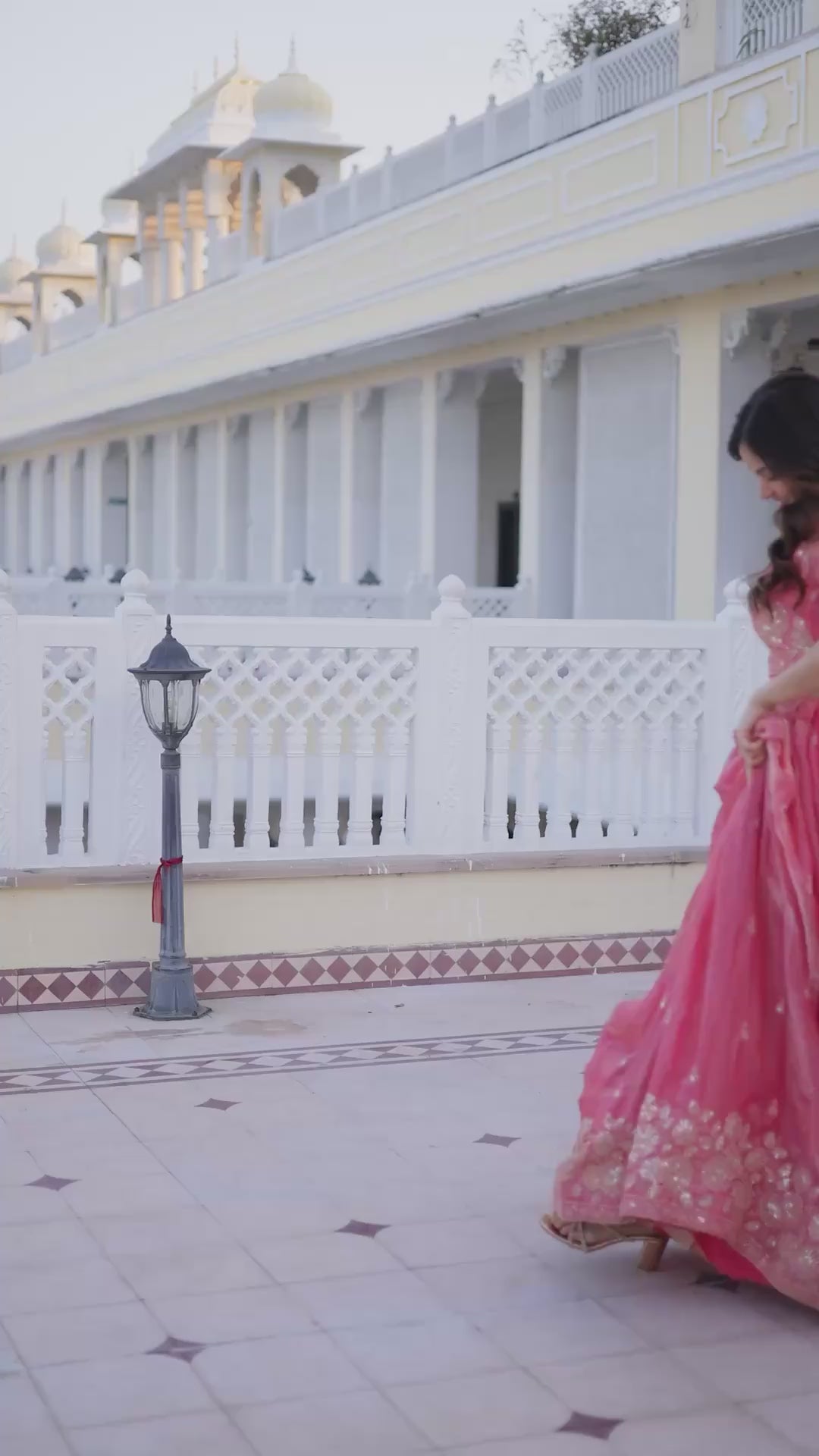 Fendi Silk Lehenga Choli with Heavy Sequins & Zari Embroidery | Designer Wedding & Festive Wear